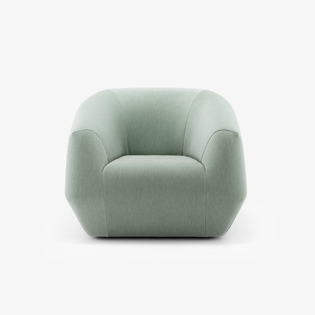 UNCOVER - Fauteuil pivotant version b - tissus extensibles