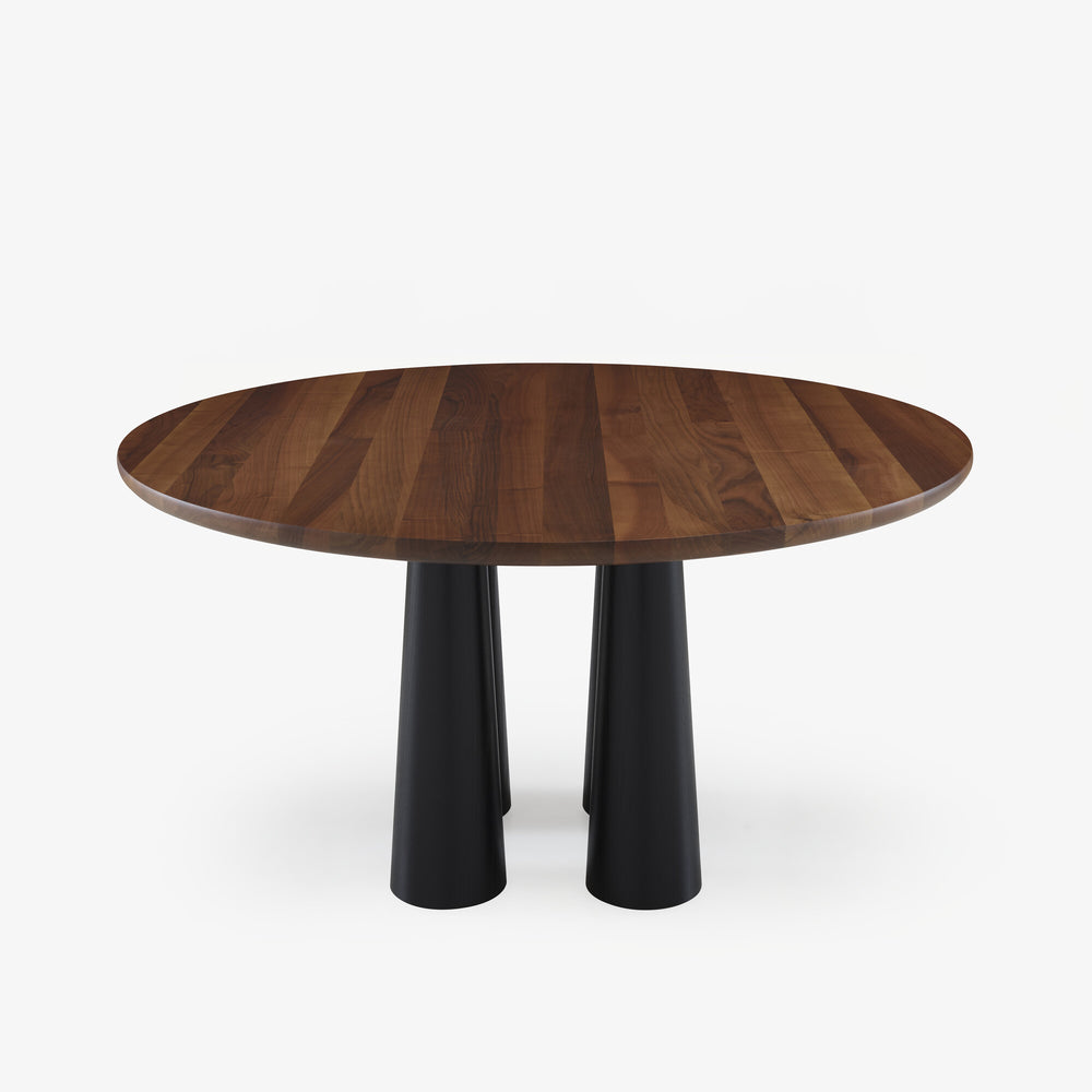 HASHIRA - Table de repas piétement frêne teinté noir (réf. 4212)
