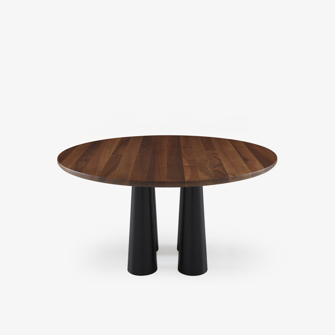 HASHIRA - Table de repas piétement frêne teinté noir (réf. 4212)