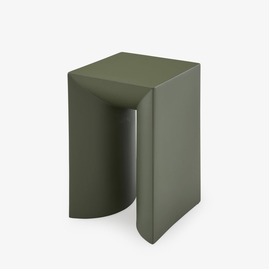 PORTE - Tabouret kaki
