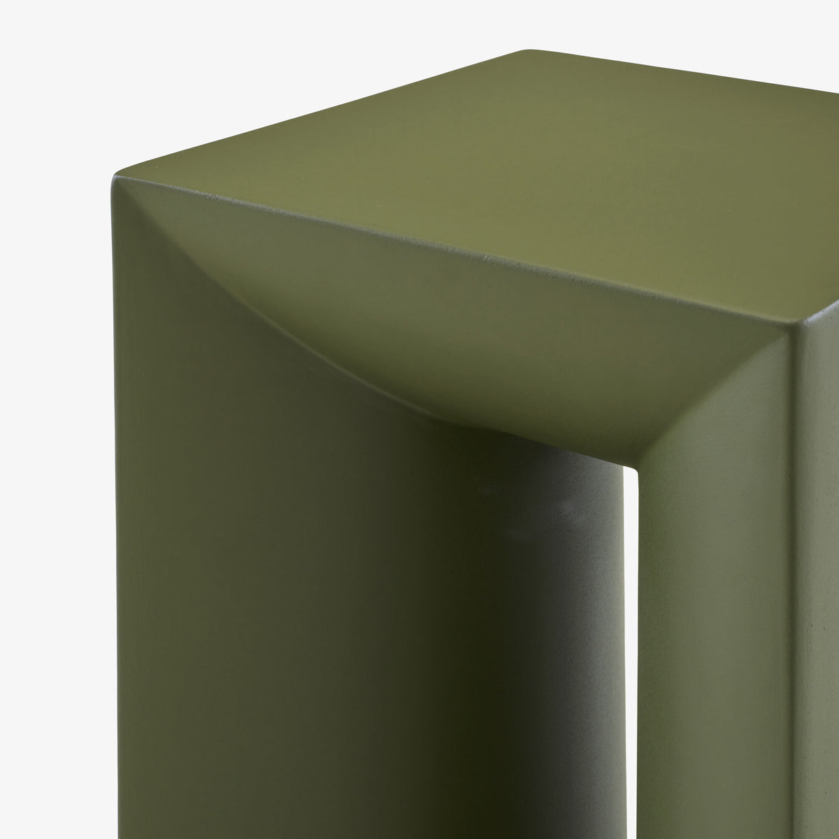 PORTE - Tabouret kaki