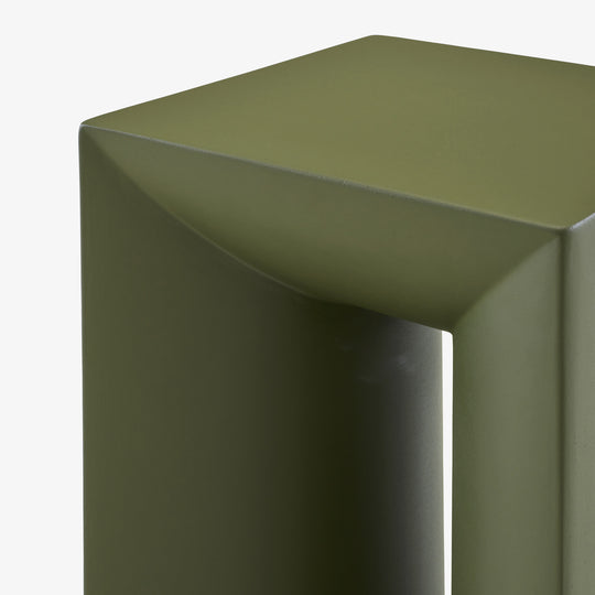 PORTE - Tabouret kaki