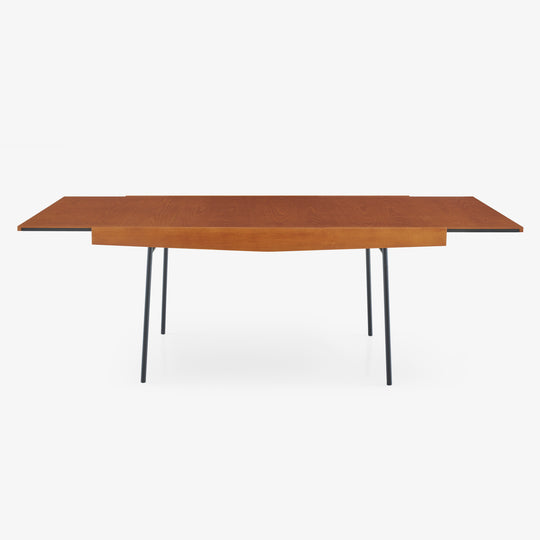 125 - Table de repas extensible frêne teinté guariche