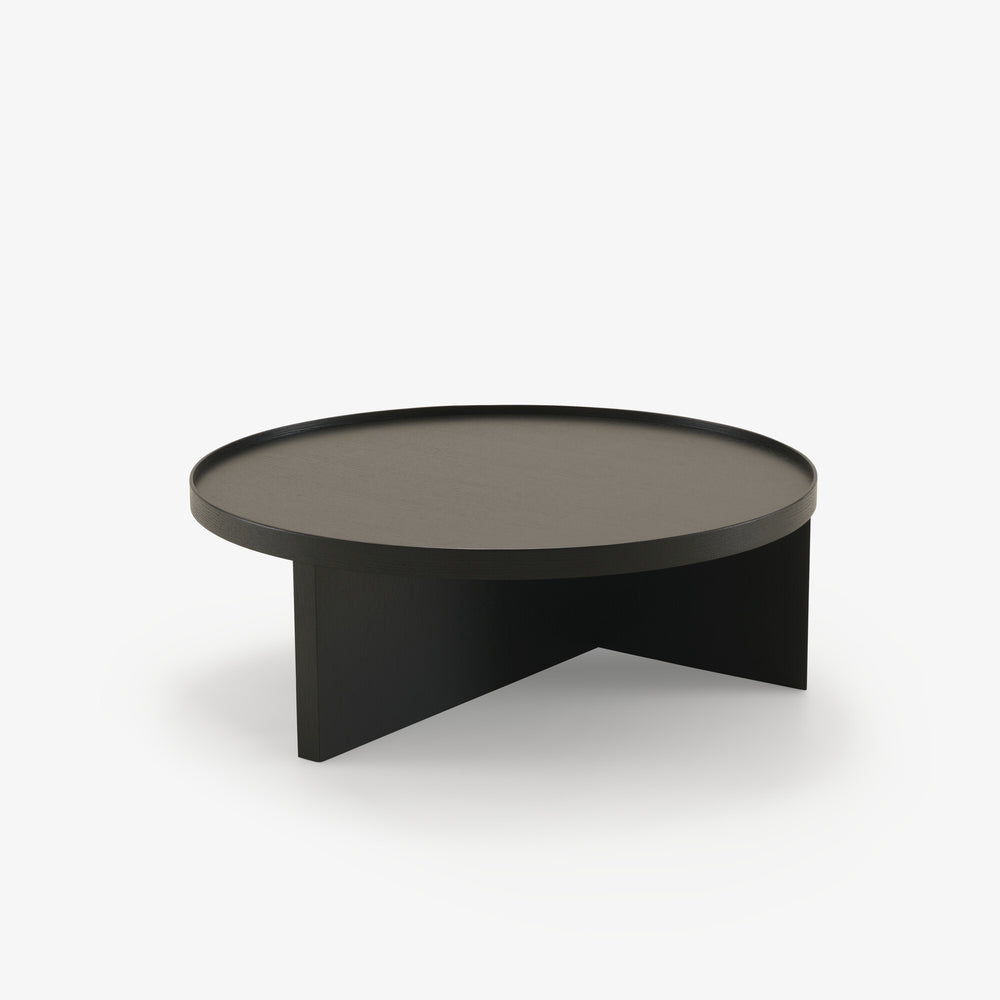 RUMAKI - Table basse frêne teinté noir