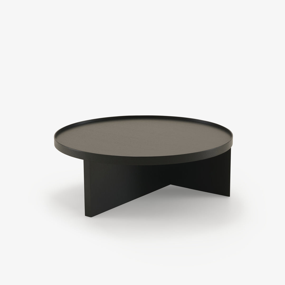 RUMAKI - Table basse frêne teinté noir