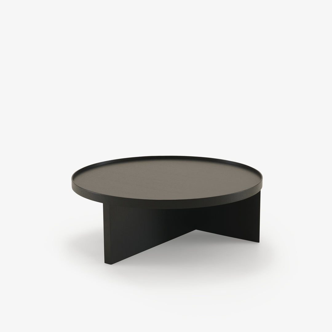 RUMAKI - Table basse frêne teinté noir