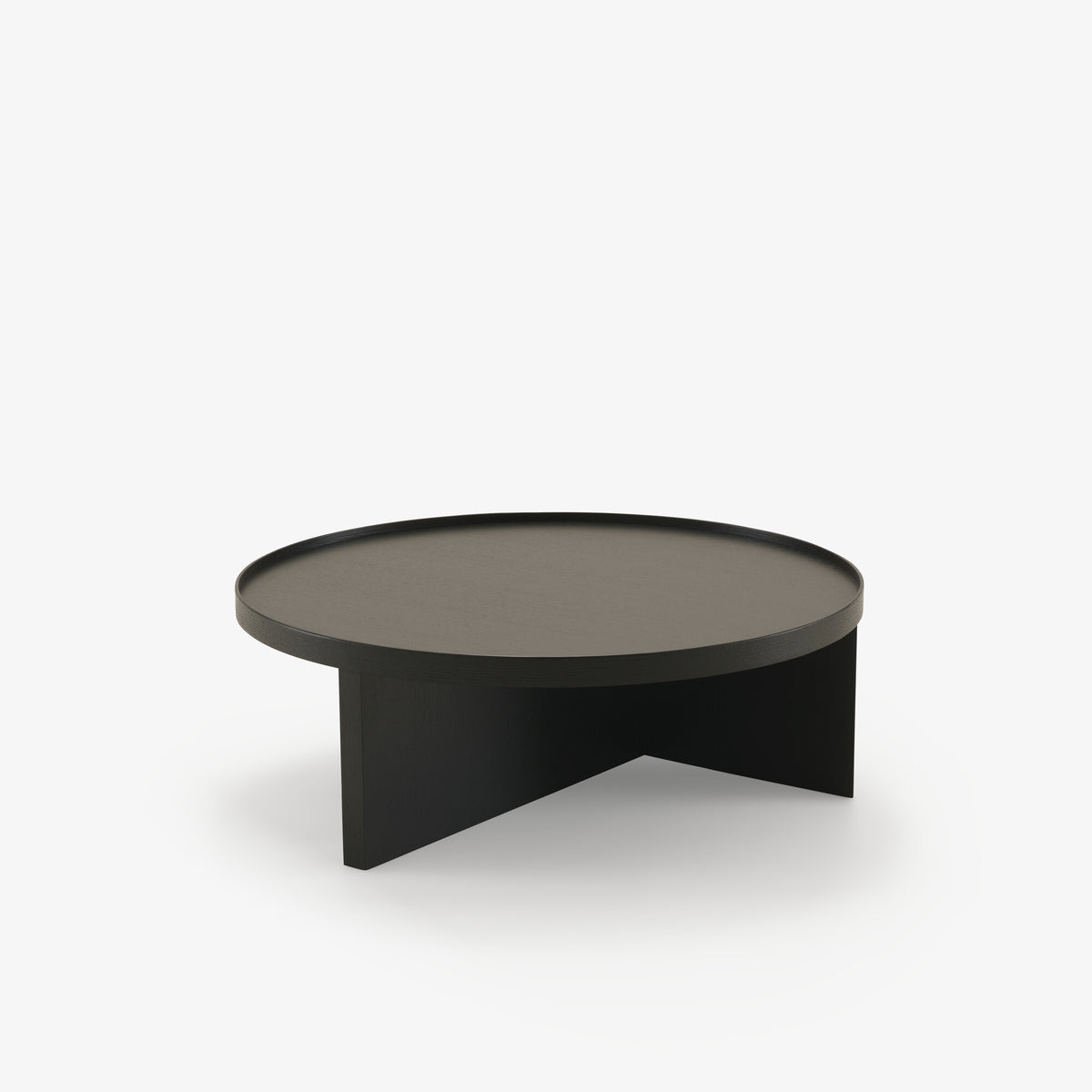 RUMAKI - Table basse frêne teinté noir