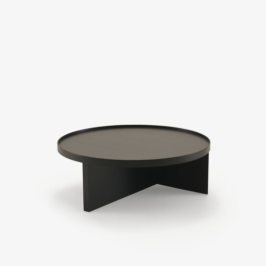 RUMAKI - Table basse frêne teinté noir