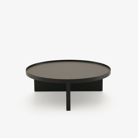 RUMAKI - Table basse frêne teinté noir