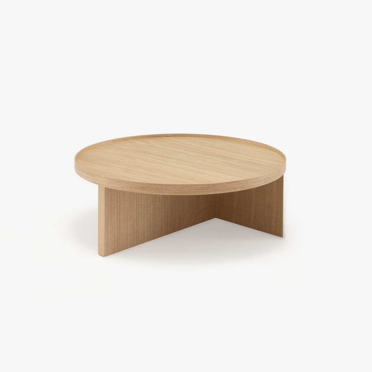 RUMAKI - Table basse chêne blanchi