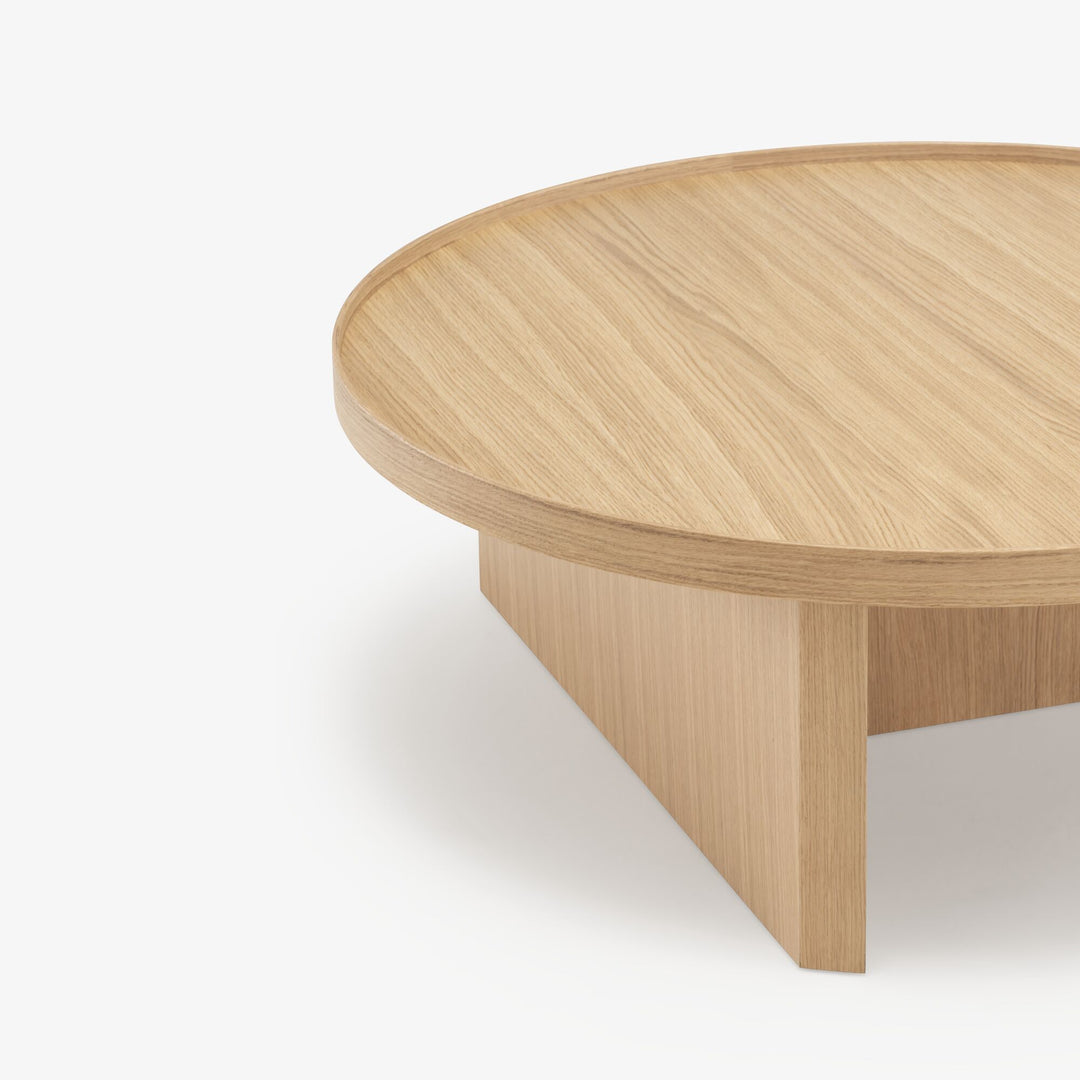 RUMAKI - Table basse chêne blanchi