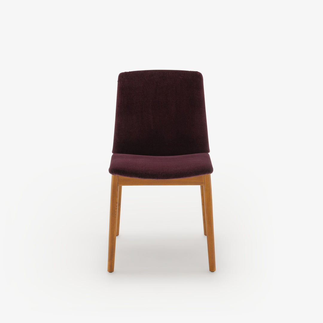 289 - Chaise piétement frêne teinté guariche