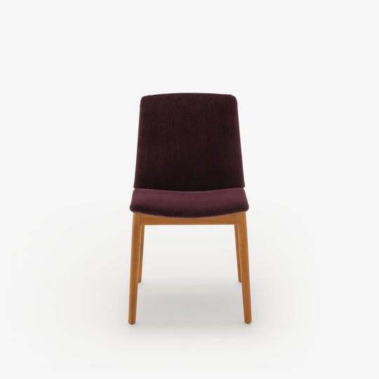 289 - Chaise piétement frêne teinté guariche