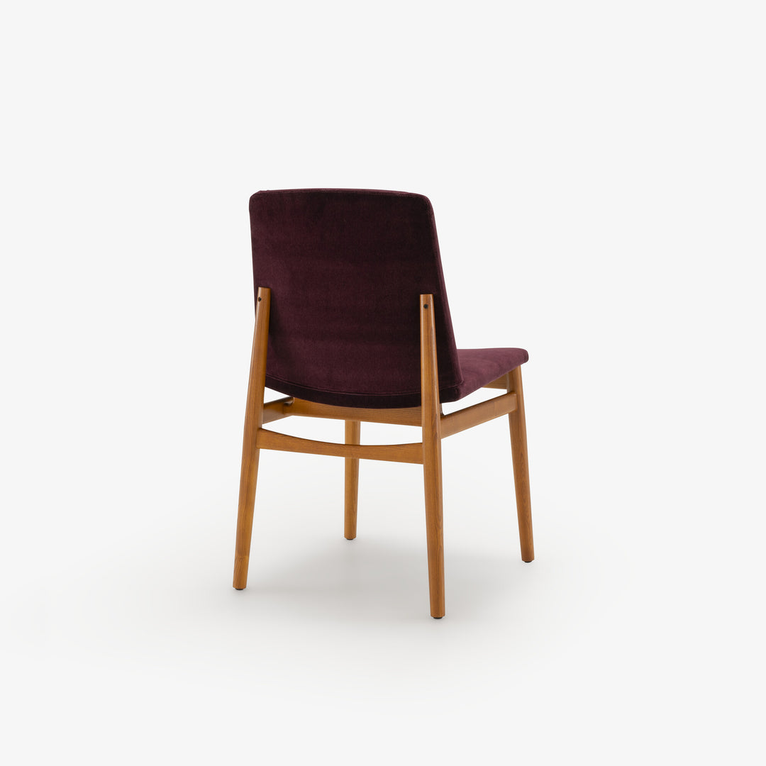 289 - Chaise piétement frêne teinté guariche