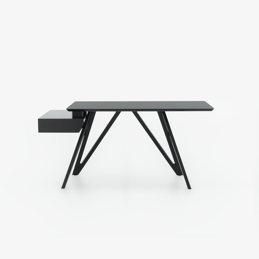 ENNÉA - Bureau plateau stratifie noir