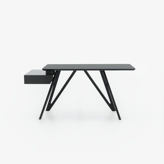 ENNÉA - Bureau plateau stratifie noir