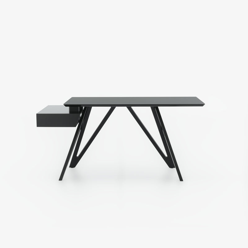 ENNÉA - Bureau plateau stratifie noir