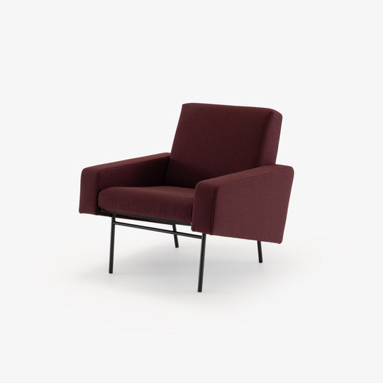 Fauteuil G10 Cinna design Pierre Guariche, accoudoirs tapissés – vue 4