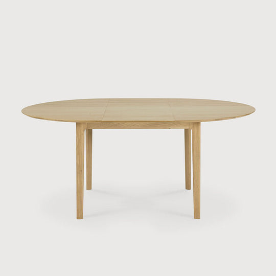 Table à rallonge Bok – ronde – ambiance