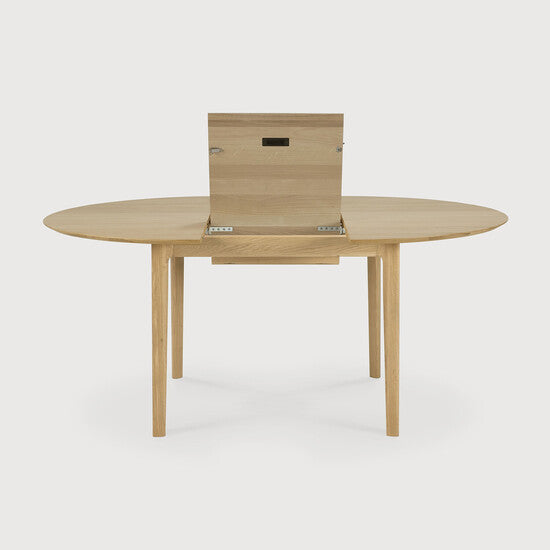 Table à rallonge Bok – ronde – ambiance