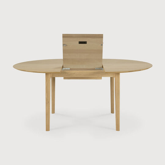 Table à rallonge Bok – ronde – ambiance
