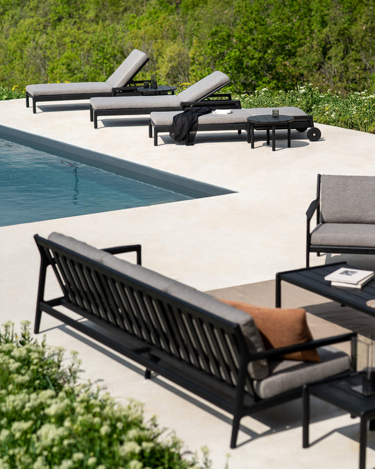 Chaise longue de jardin ajustable Jack – ambiance