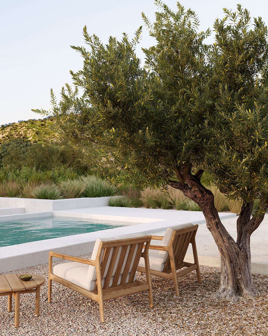 Table d'appoint de jardin Quatro – ambiance