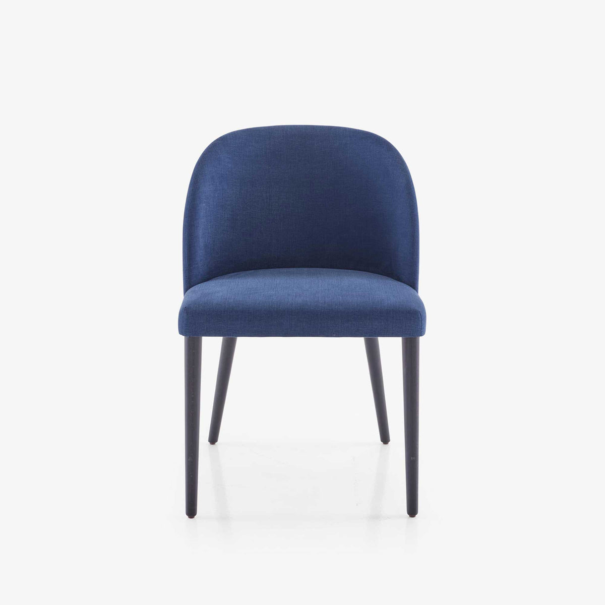 GIULIANA - Chaise tissu bleu nuit