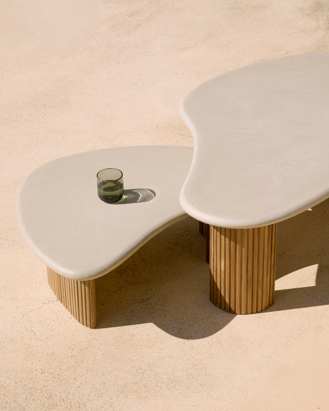 Table basse de jardin Boomerang – ambiance