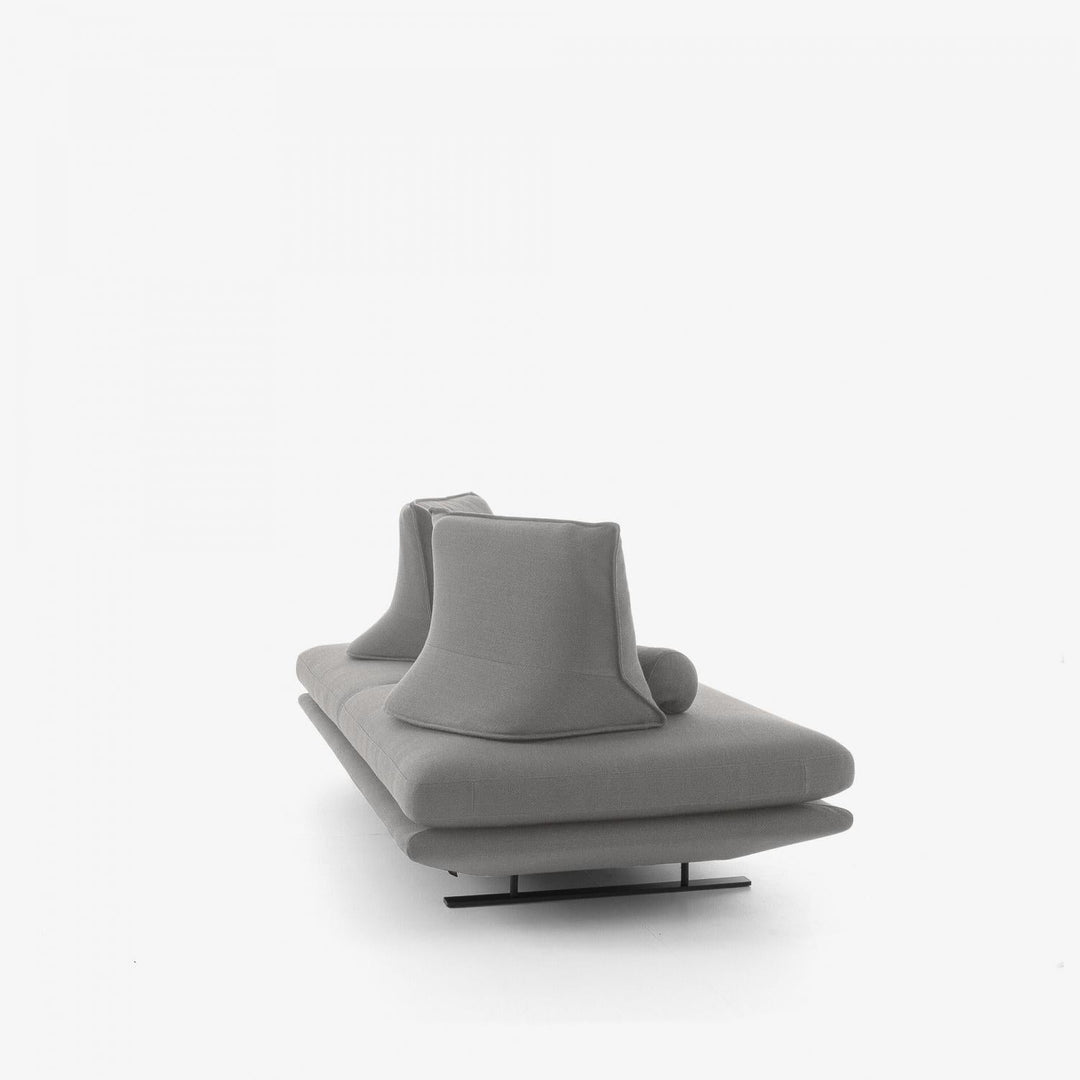 PRADO - Moyen canapé - tissu Lhuis coloris Tabac