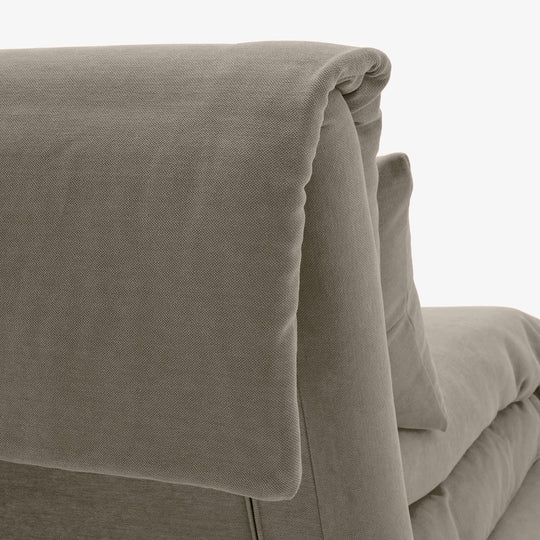 MULTY LES ESSENTIELS / FIRST - Banquette-lit 155 avec cale-reins version souple tissu amalfi