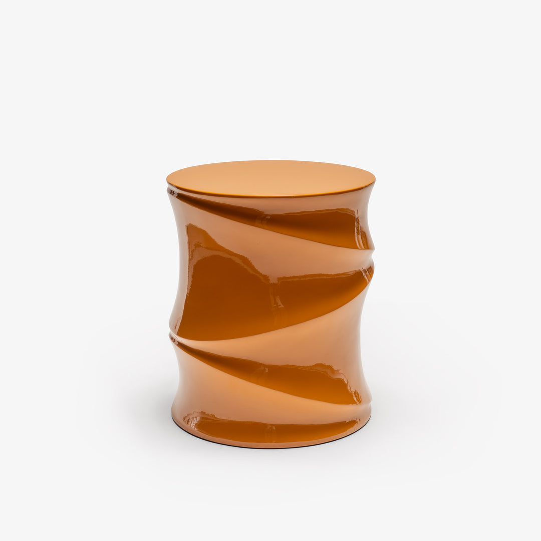 SIMETI - Table d'appoint ocre brun