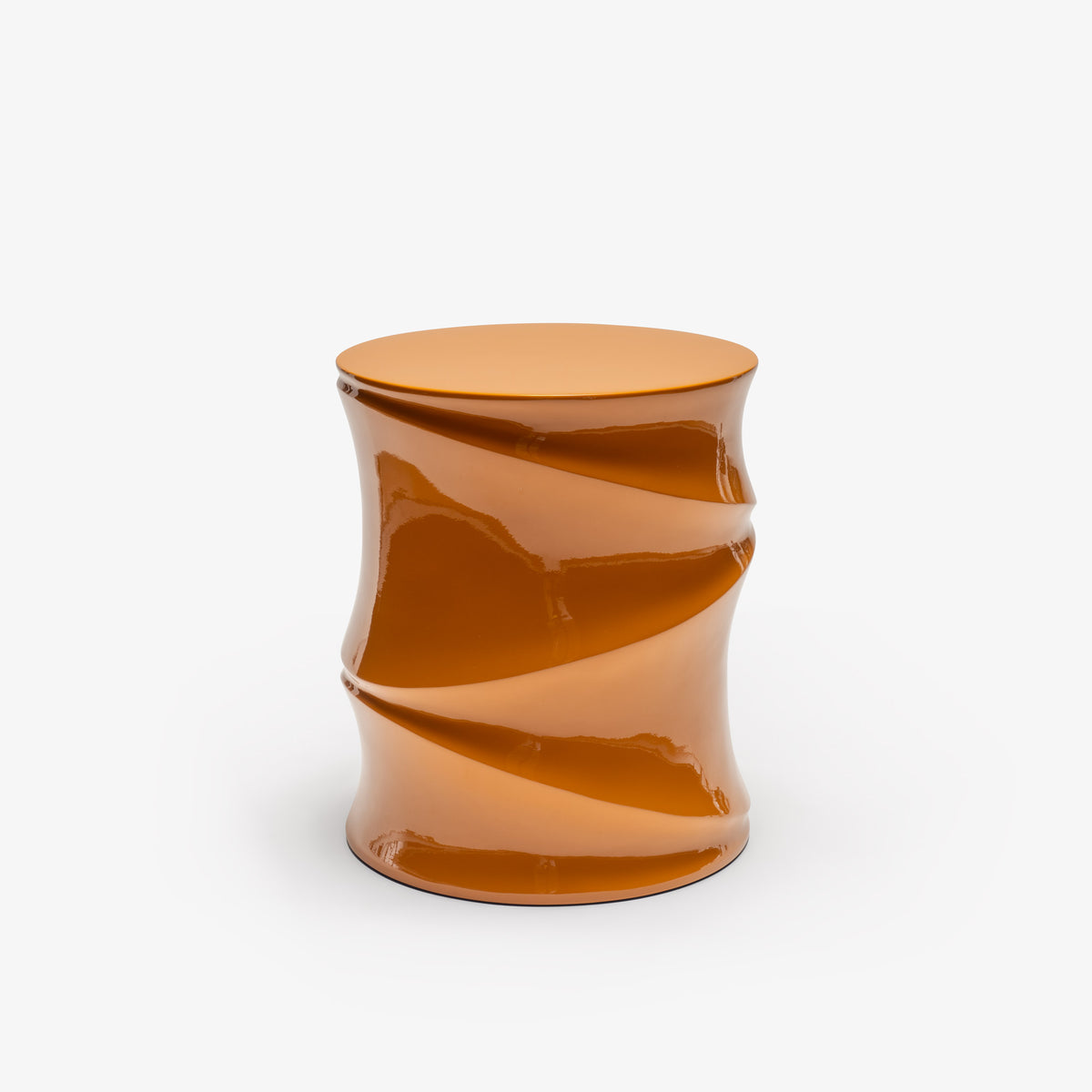 SIMETI - Table d'appoint ocre brun