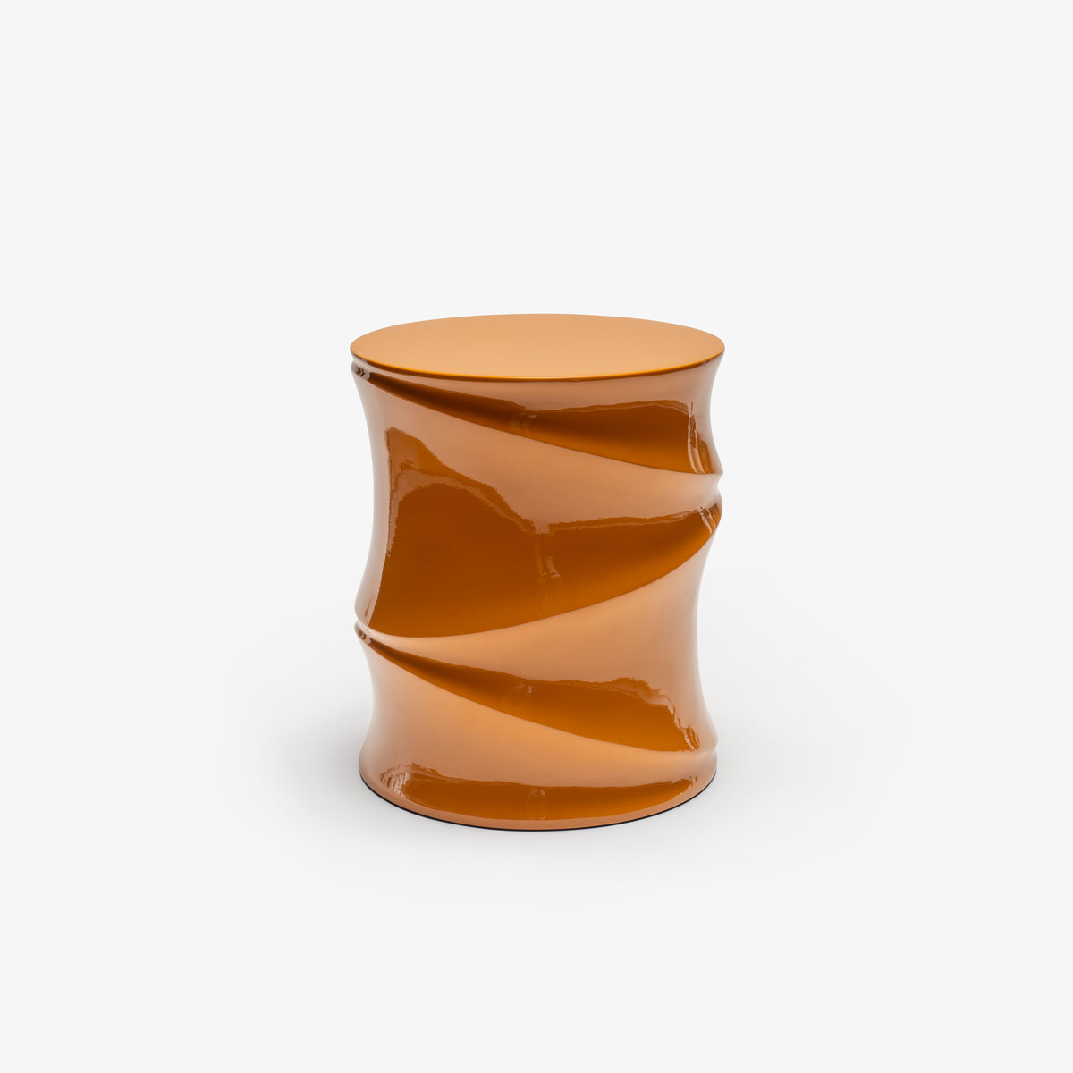 SIMETI - Table d'appoint ocre brun
