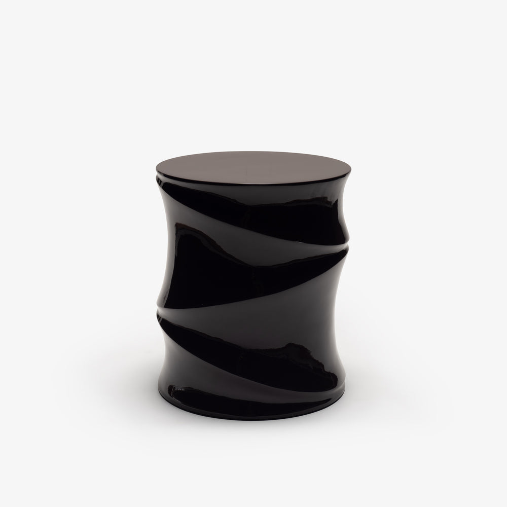 SIMETI - Table d'appoint rouge noir