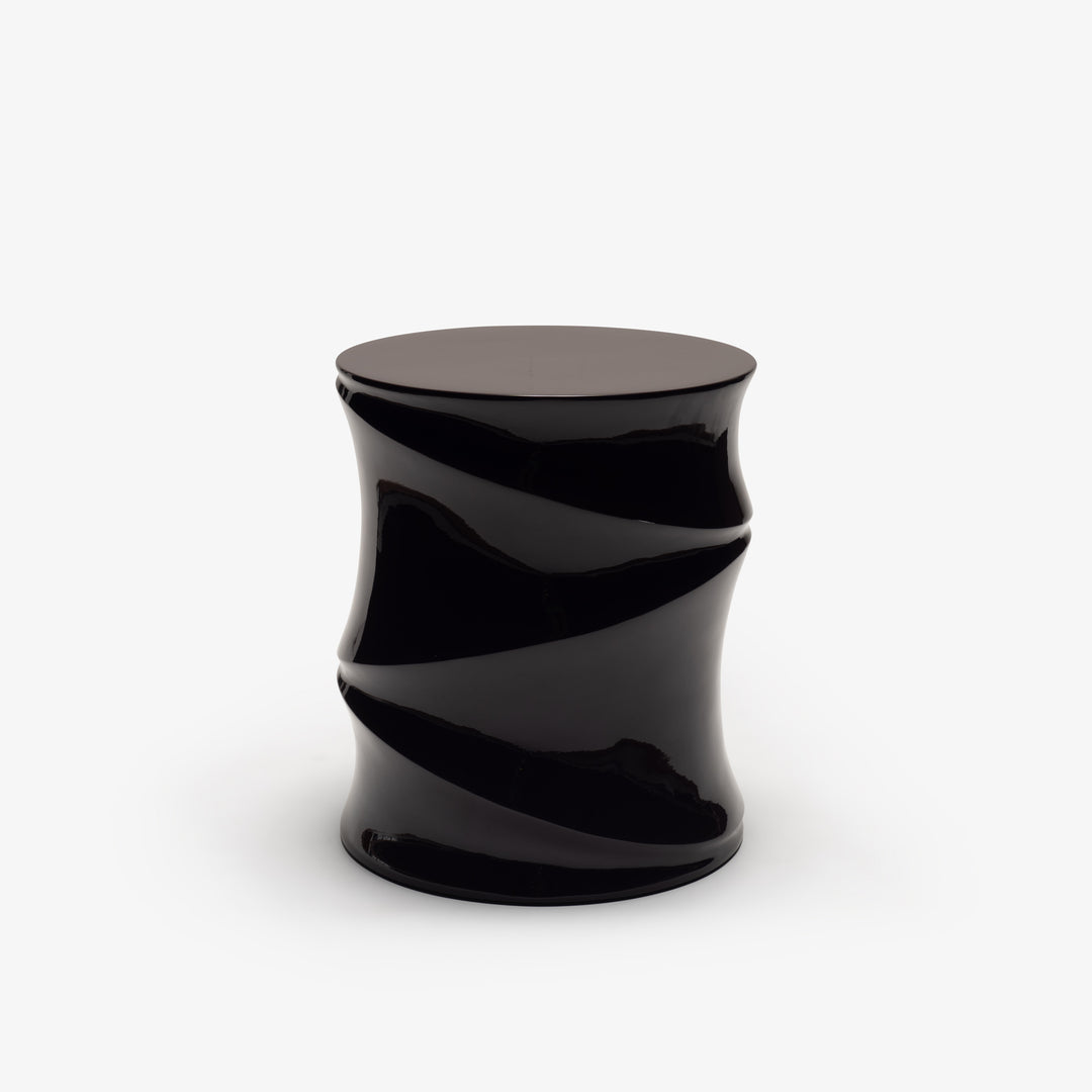 SIMETI - Table d'appoint rouge noir