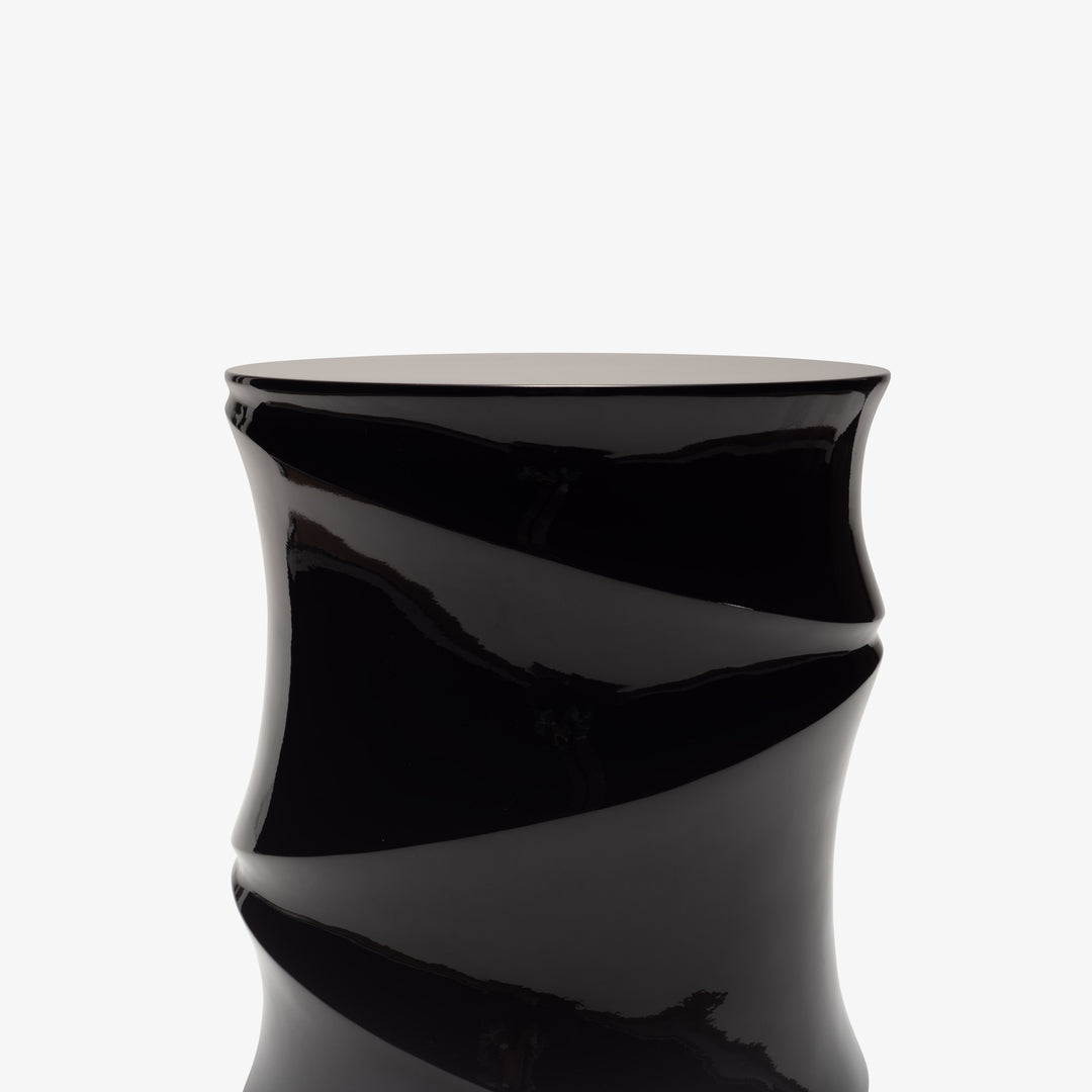 SIMETI - Table d'appoint rouge noir