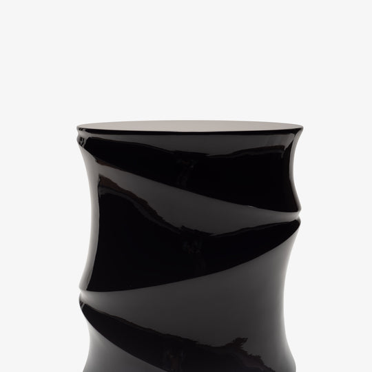 SIMETI - Table d'appoint rouge noir