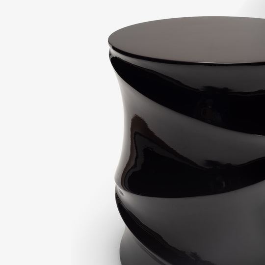 SIMETI - Table d'appoint rouge noir