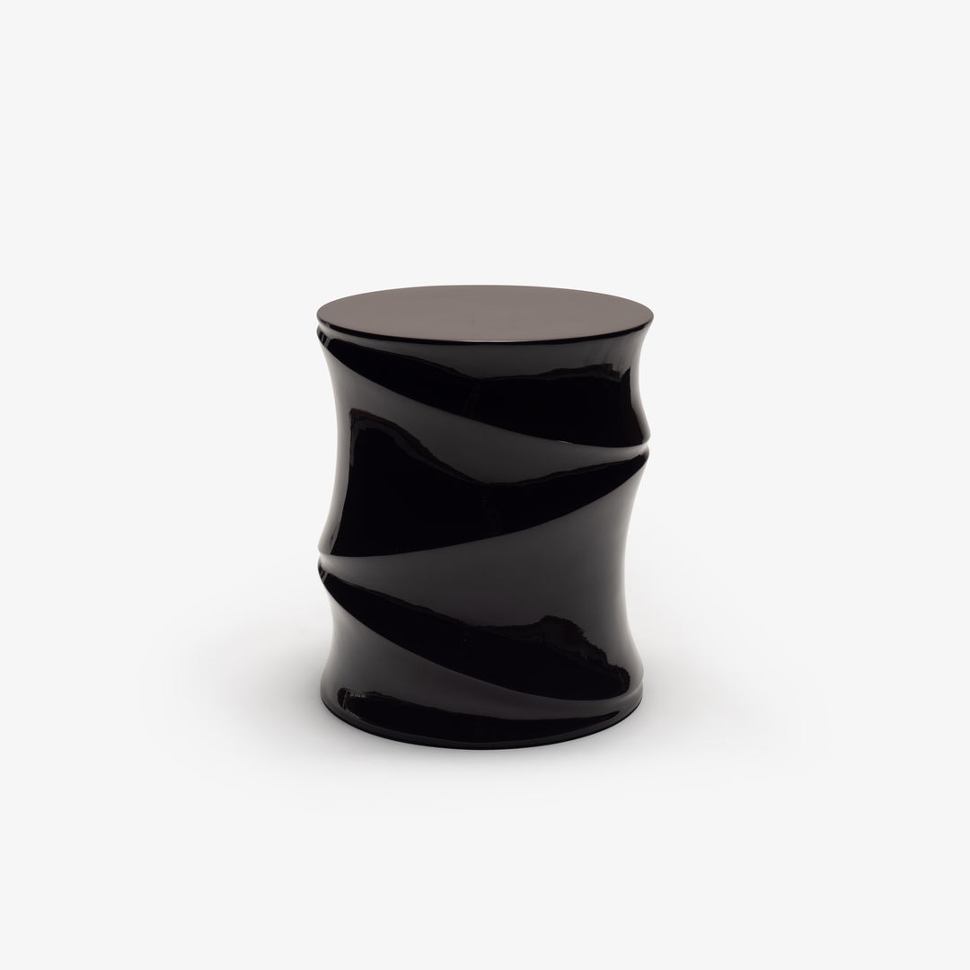 SIMETI - Table d'appoint rouge noir