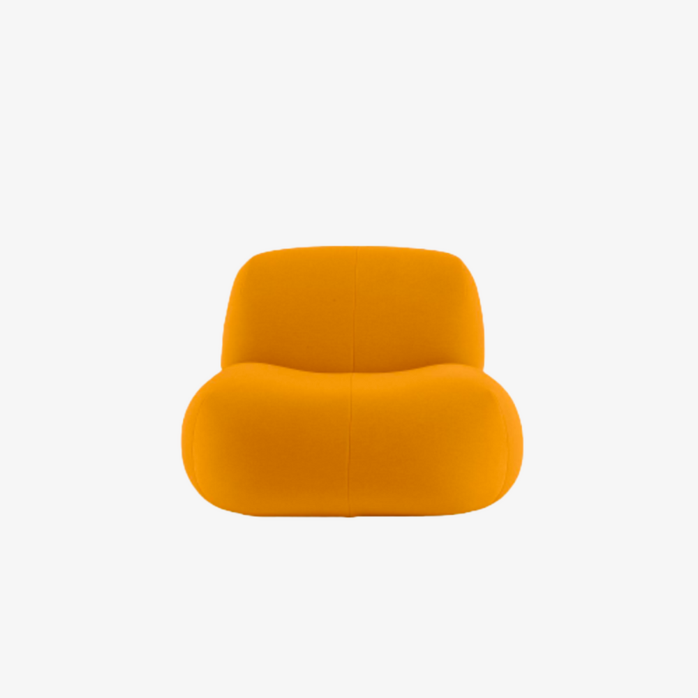 PUKKA - Fauteuil en tissu Capa col. Ecru