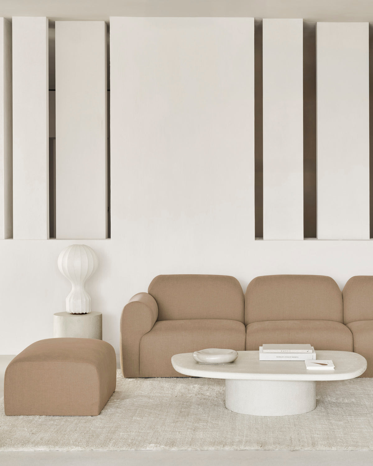 Tabouret semi-circulaire Bulky
