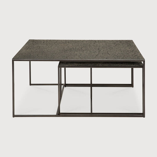 Table basse gigogne Pentagon – ambiance