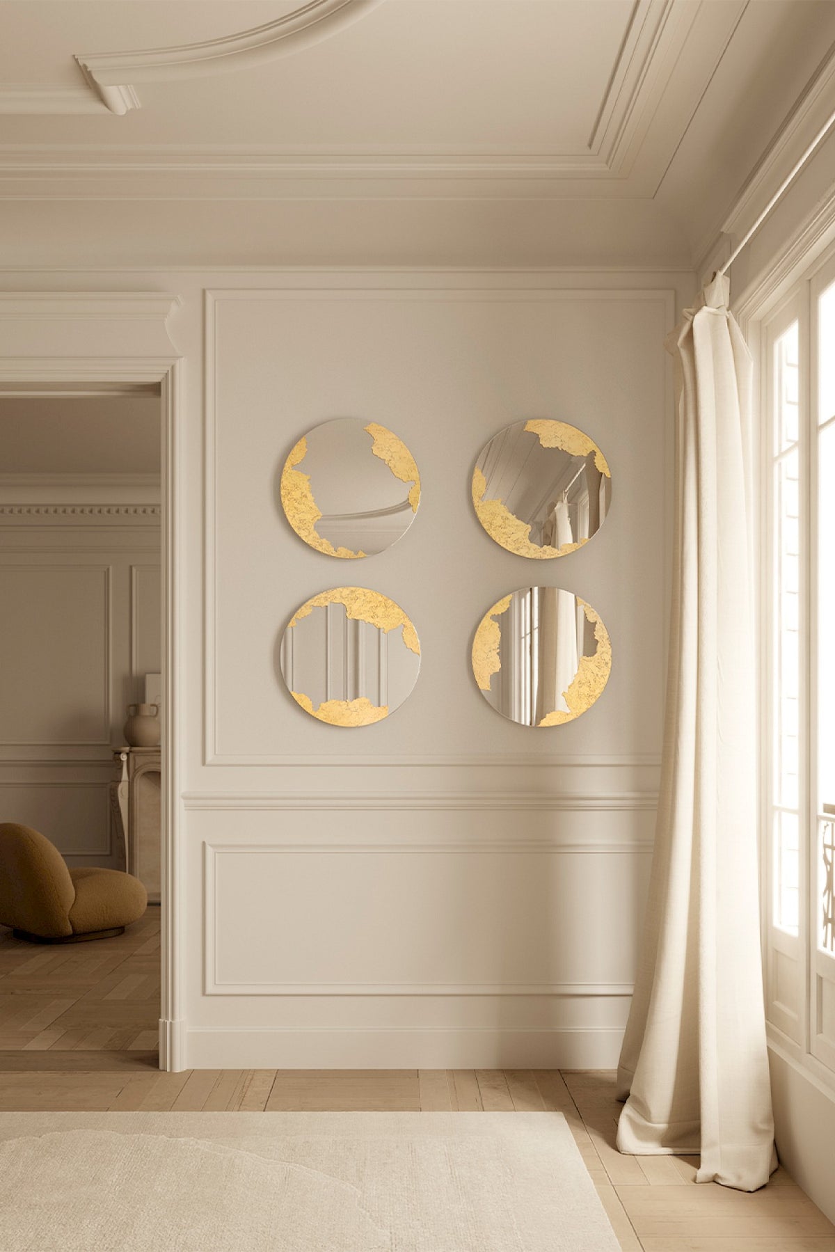 ORNATO ROUND - Miroir – DEKNUDT MIRRORS – vue 6