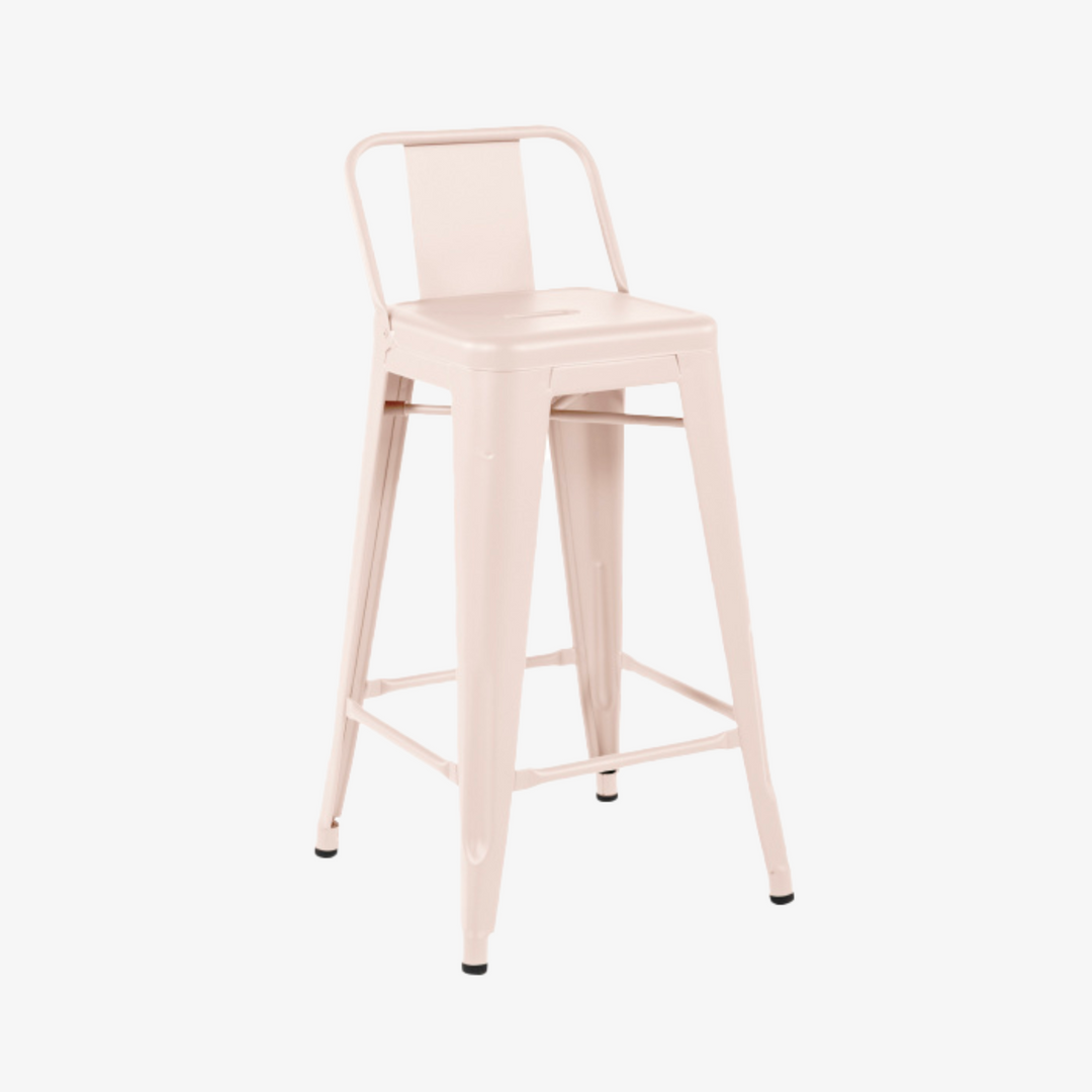 Tabouret petit dossier H75cm