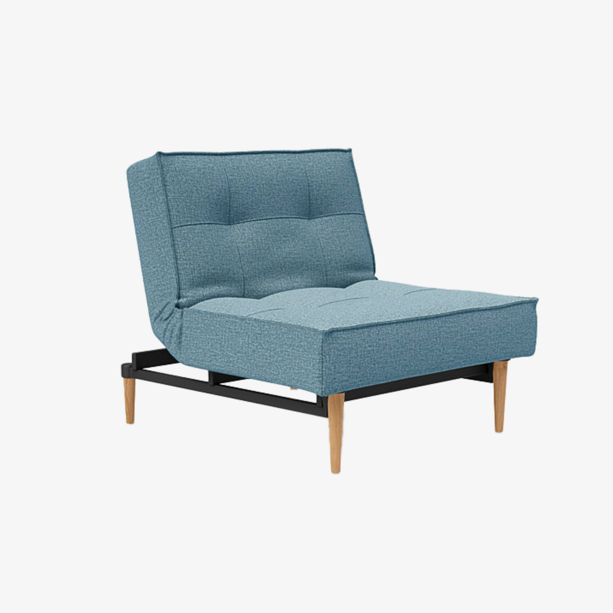 Fauteuil SPLITBACK d'Innovation Living en tissu Mixed Light Blue