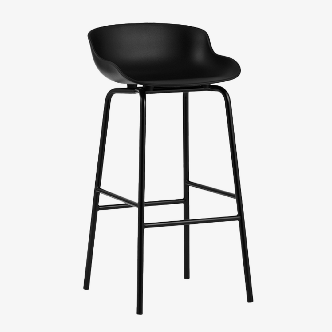 HYG - Tabouret de Bar / pieds acier