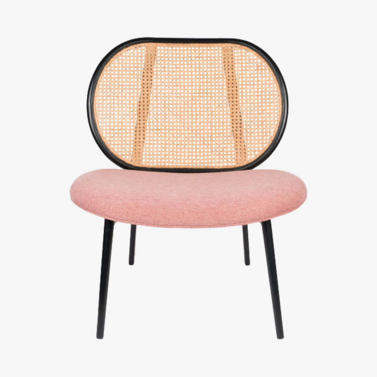 SPIKE - Fauteuil lounge cannage