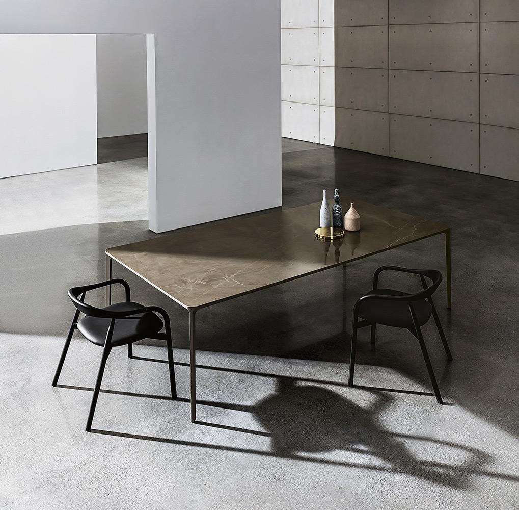 SLIM - Table extensible Céramique Dark