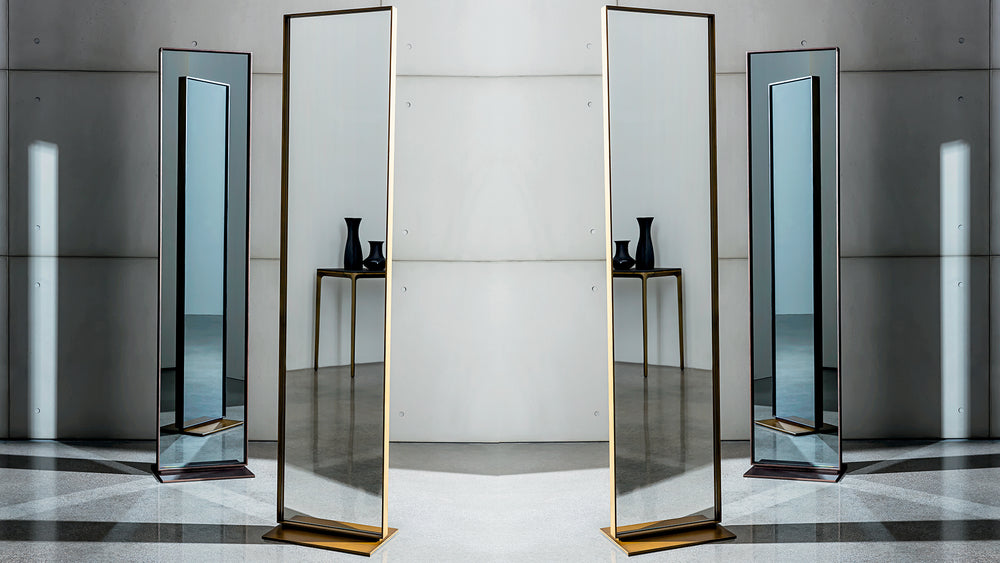 VISUAL SUR PIED - Miroir sur pied